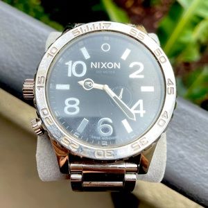 Silver 51-30 Nixon Watch Men’s